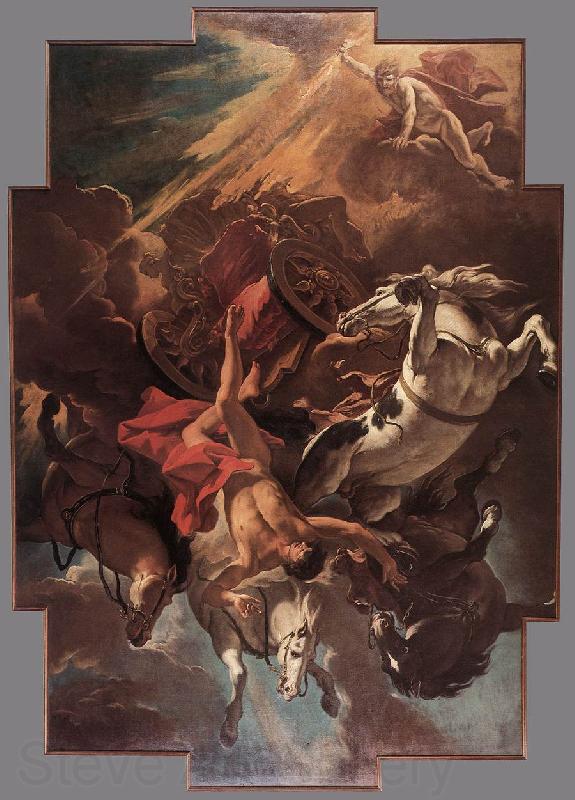 RICCI, Sebastiano Fall of Phaeton